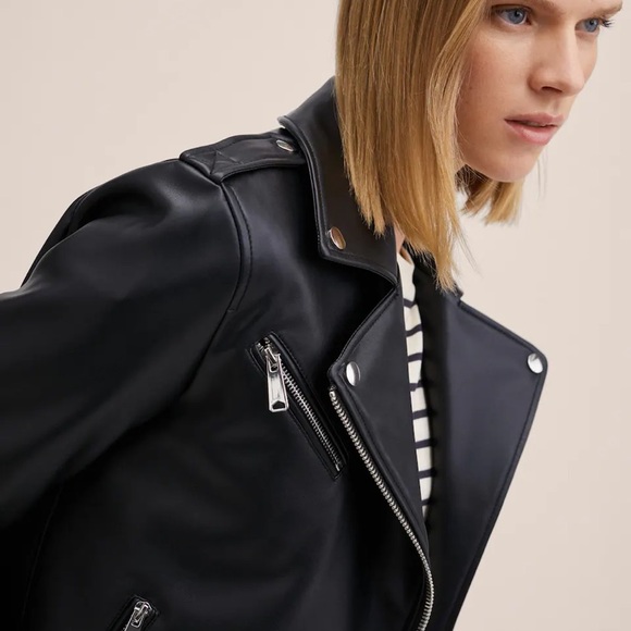 Mango vegan jacket size S, black - Picture 4 of 5